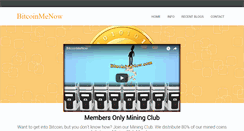 Desktop Screenshot of bitcoinmenow.com